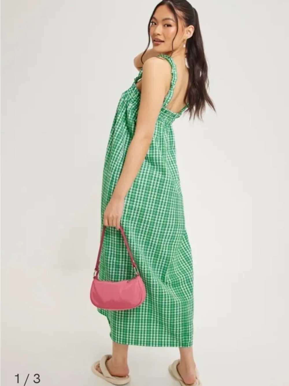 Envii ENSUSAN SL DRESS 6889 in Jolly Check size Small - Picture 2 of 12